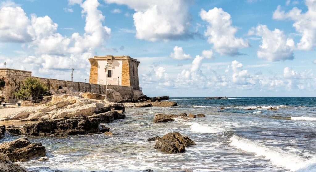 Ligny Tower in the center of Trapani