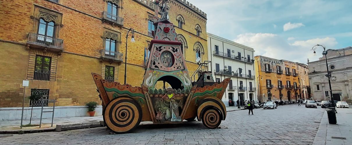 Grand Chariot of Santa Rosalia used for the annual procession in Palermo