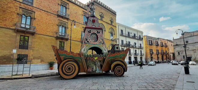 Grand Chariot of Santa Rosalia used for the annual procession in Palermo