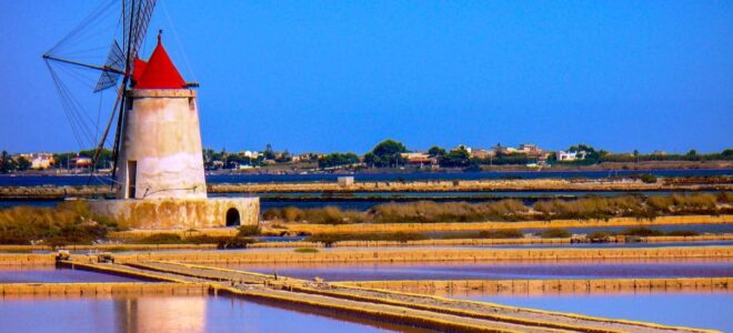 Salt pans in Trapani