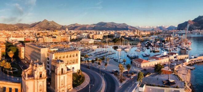 Aerial view of Palermo