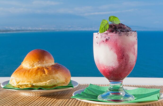 Sicily, granita & brioche